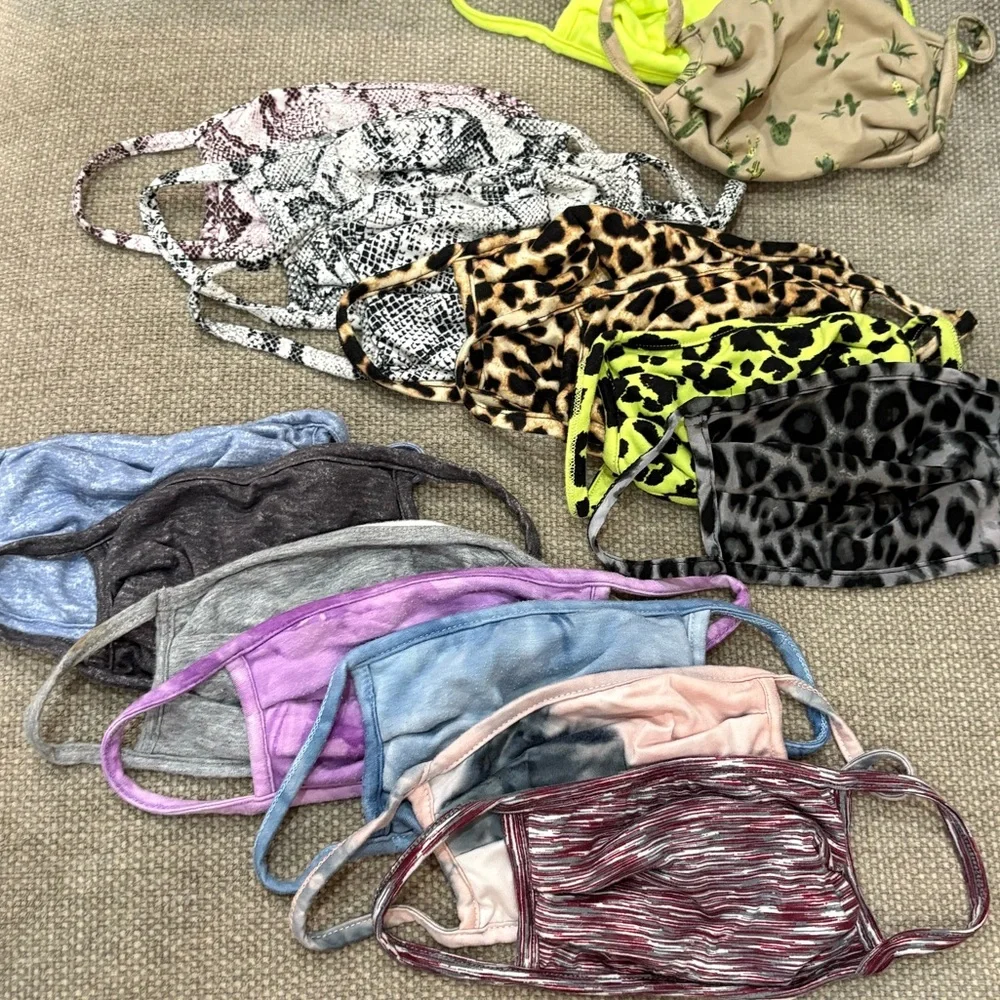 Set of 16 Reusable Cotton Masks